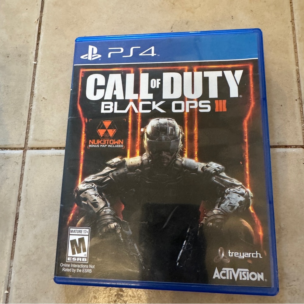 Call of Duty Black Ops 3 III‎ Video Game PS4 PlayStation 4